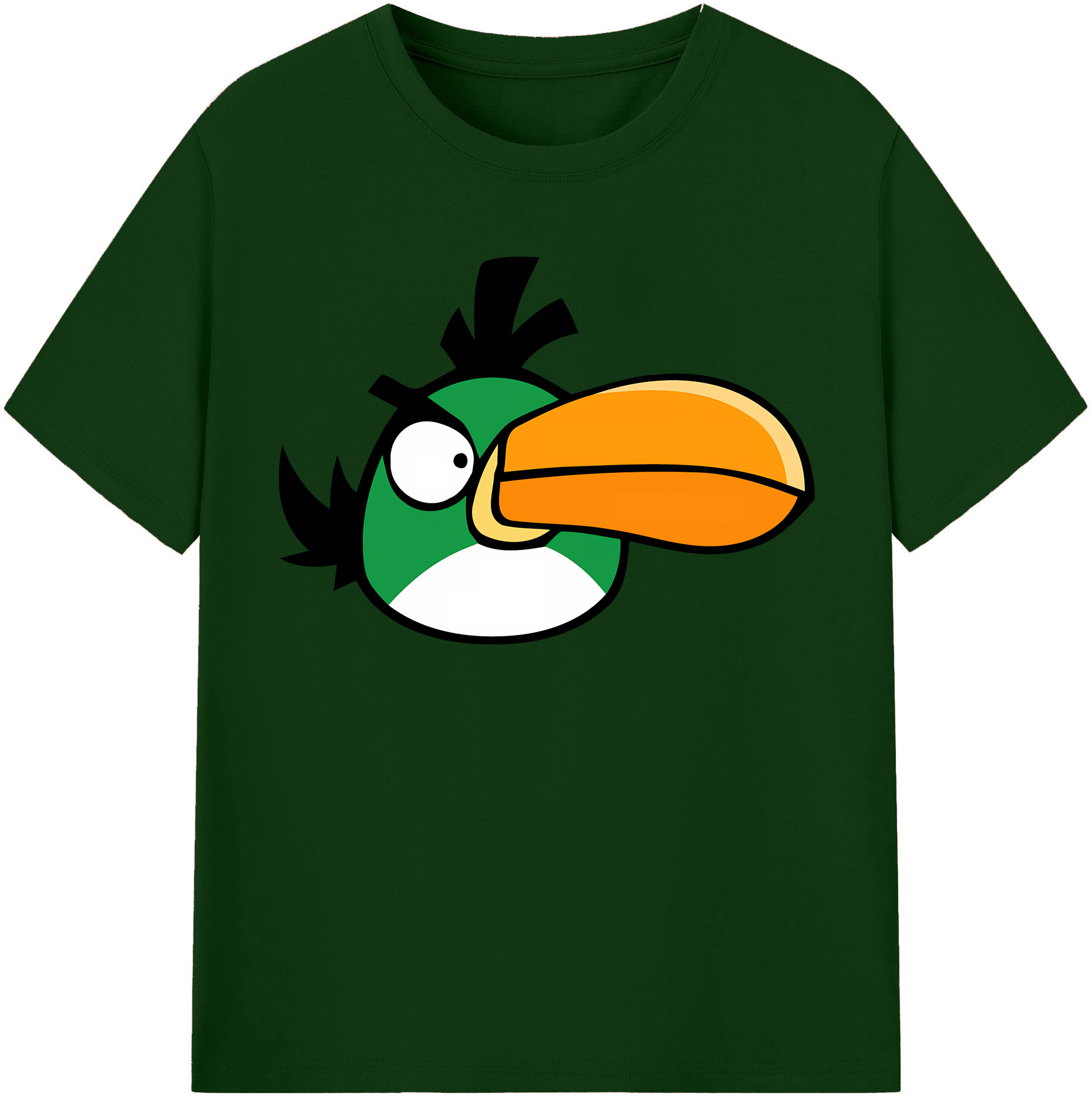 （画像用） Angry Birds アングリーバード 綿100％半袖Tシャツ（フロントプリント）